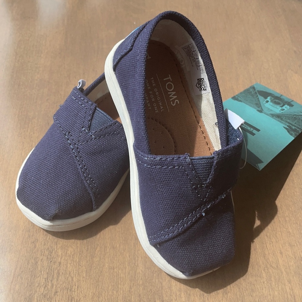 Toms Navy Alpargata Slip On